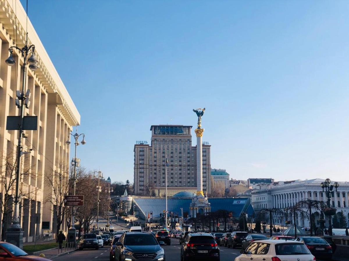 Amazing View Of Maydan! Appartement Kiev Buitenkant foto