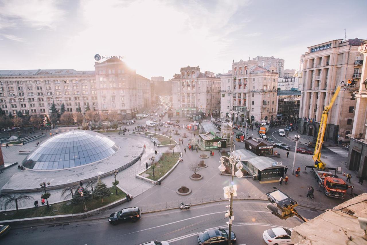Amazing View Of Maydan! Appartement Kiev Buitenkant foto